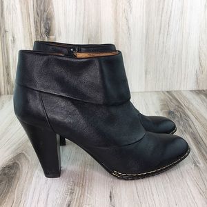 Sofft Black Ankle Leather Boots